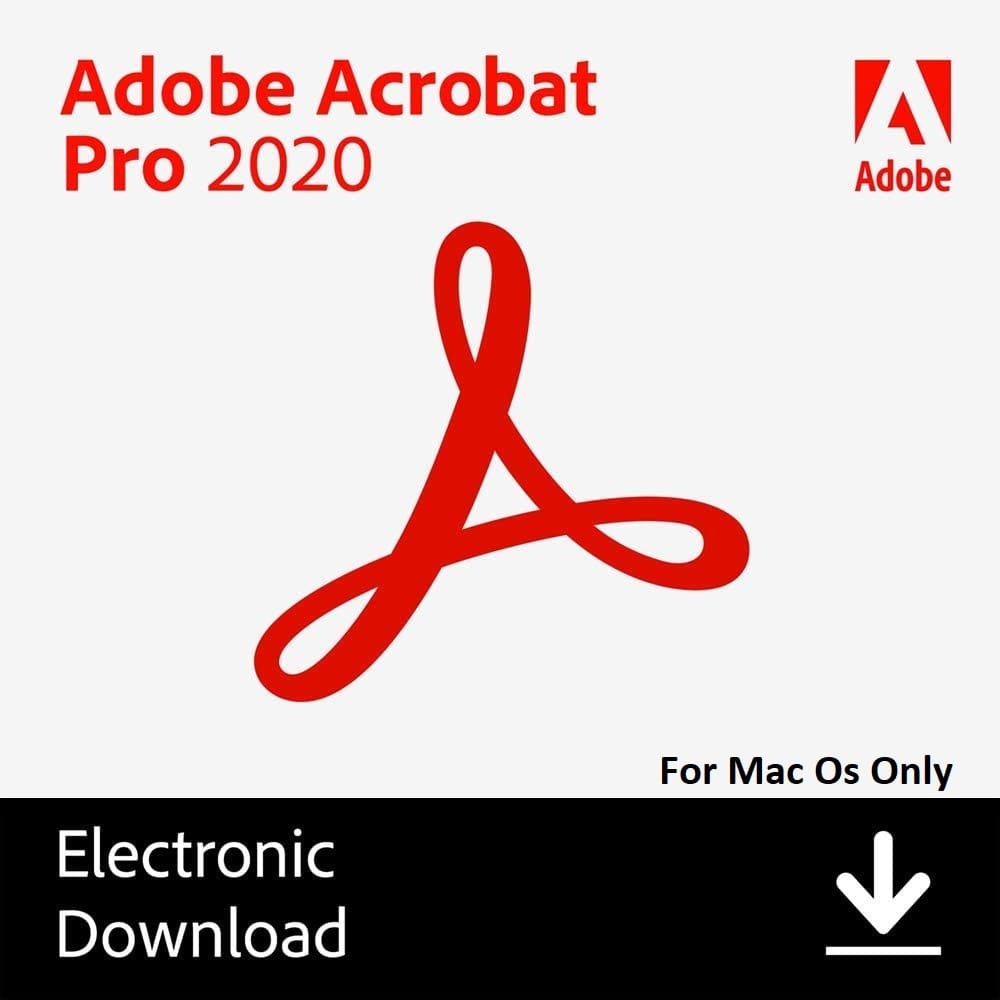 Adobe Acrobat Pro 2020 | Lifetime License | Download | English Version | Mac | 1PC – International Version