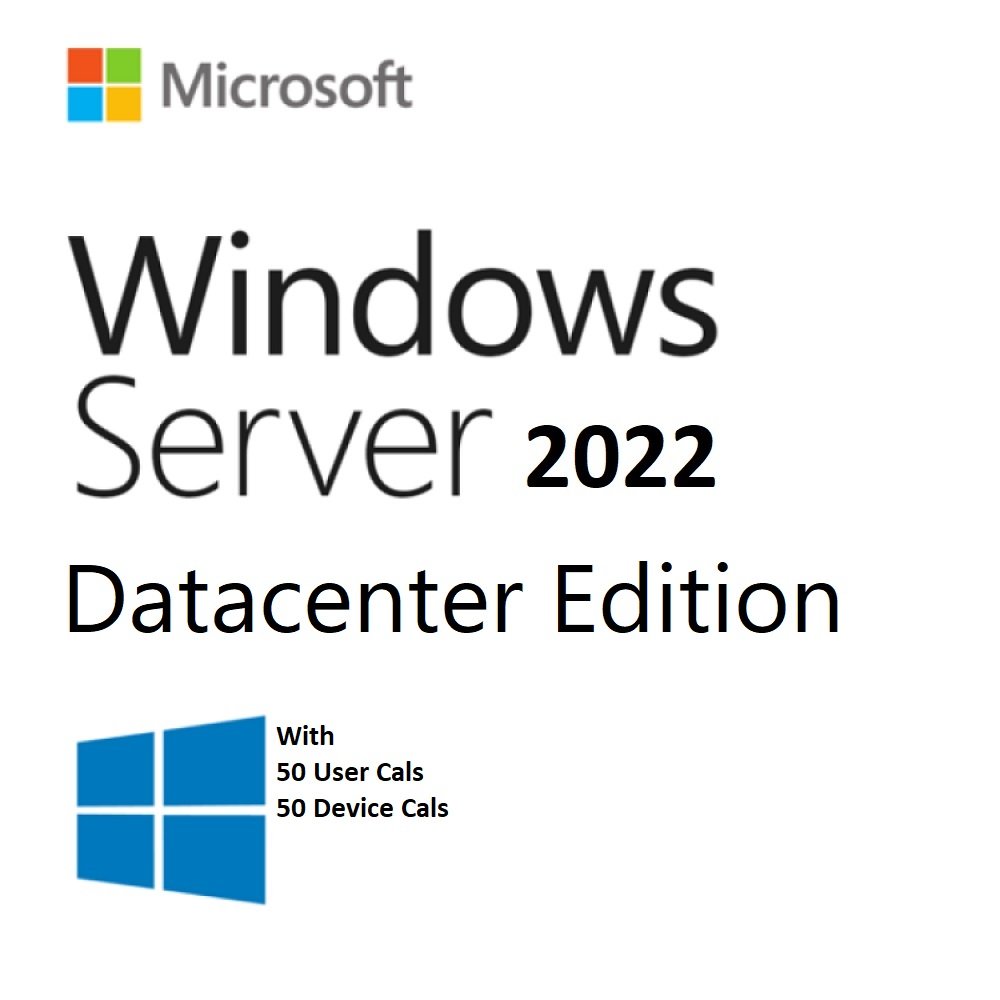 Windows Server 2022 Datacenter Edition With 50 Users
