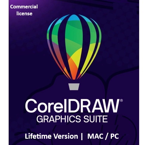 Coredraw graphic suite 2023 CorelDRAW Graphics Suite 2023 Lifetime License | Mac & Windows - Image 1
