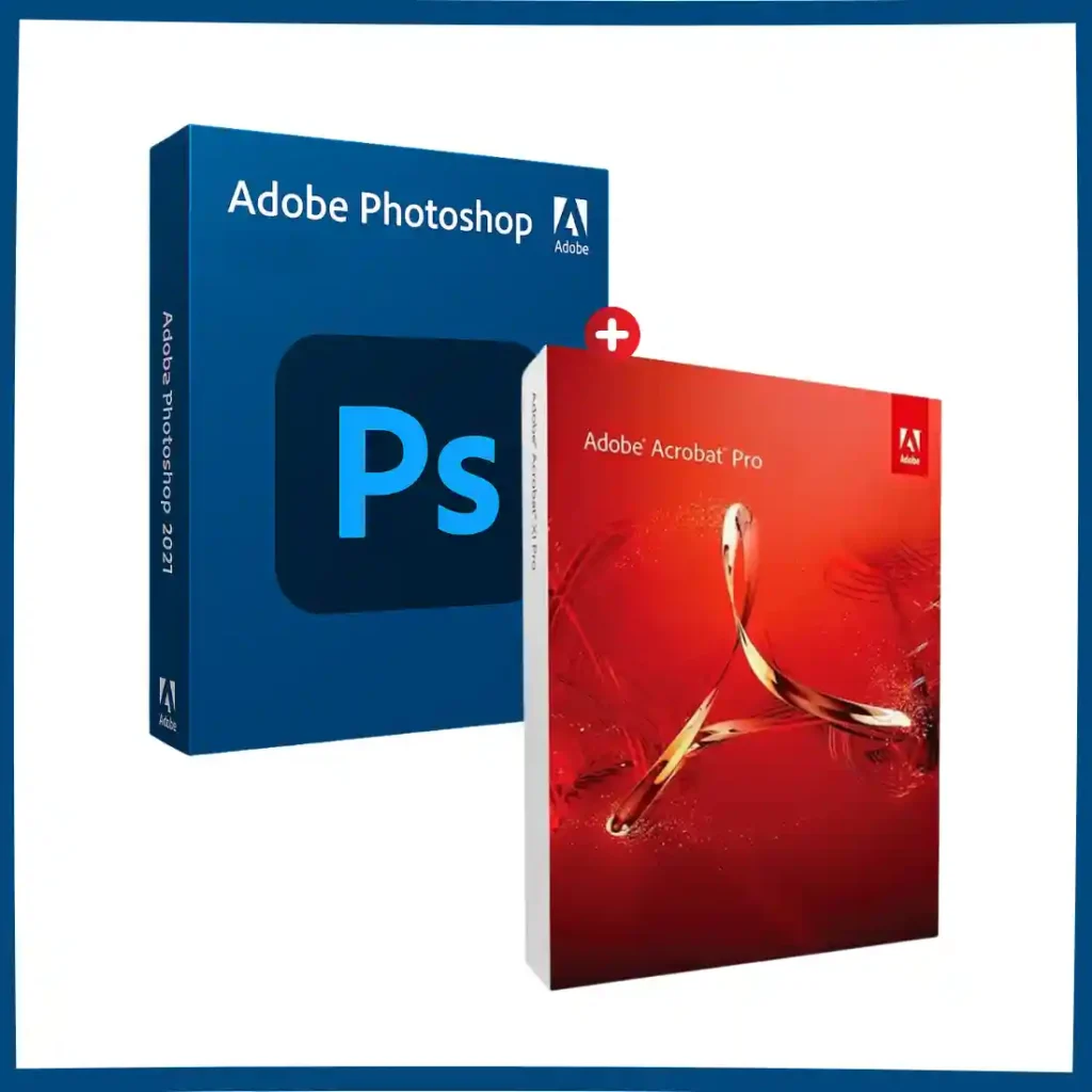 Adobe photoshop and adobe acrobat pro