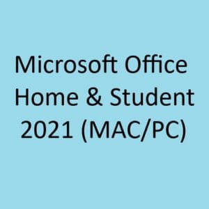 Microsoft Office Home & Student 2021 (MAC/PC)