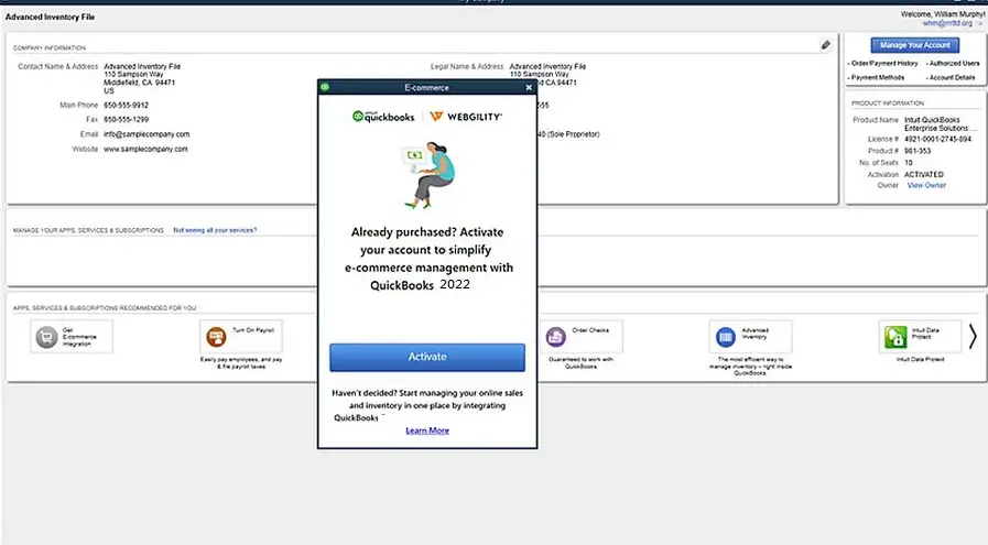 Intuit Quickbooks Enterprise Solution 2022 US 2 Quickbooks Enterprise Solution 2022