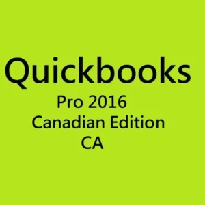 Intuit Quickbooks Pro 2016 Canadian Edition CA