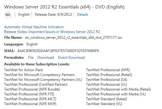 Windows Server 2012 R2 Standard Edition 2 microsoft 365