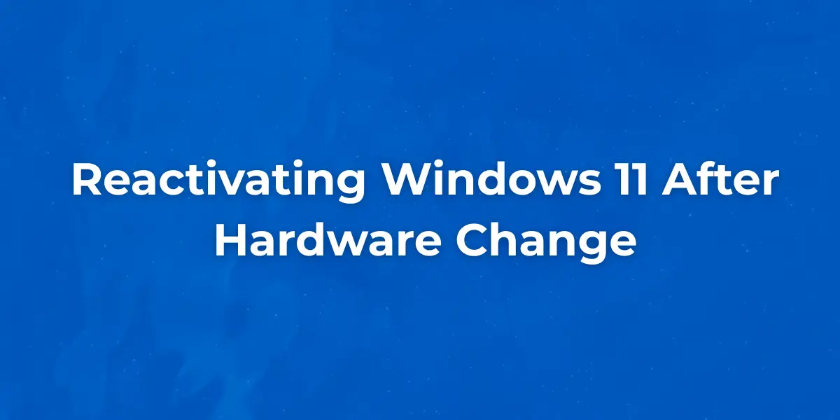 Reactivating Windows 11 After Hardware Change 1 Reactivating Windows 11 after motherboard replacement