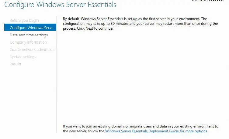 Windows Server 2019 Essentials 1 Windows Server 2019 Essentials
