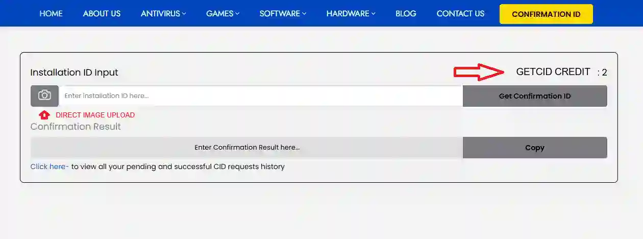 Buy GETCID Credit to Get Confirmation ID 4 GETCID CREDIT