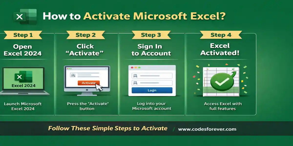 Microsoft Excel activation tutorial