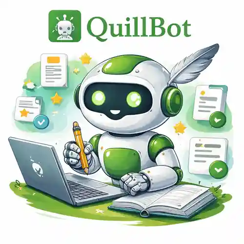 "QuillBot AI-powered paraphrasing tool