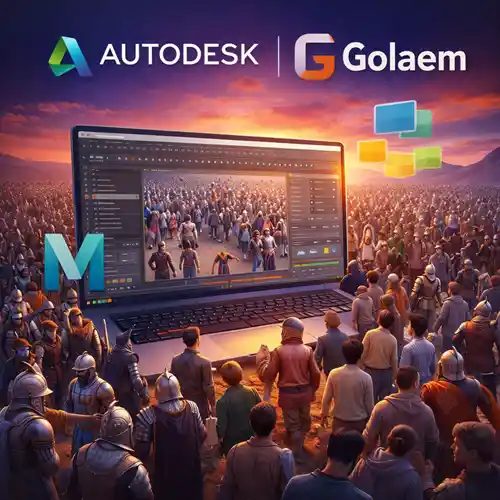 Autodesk Golaem: Simulate Realistic Crowds with Maya – Instant Access