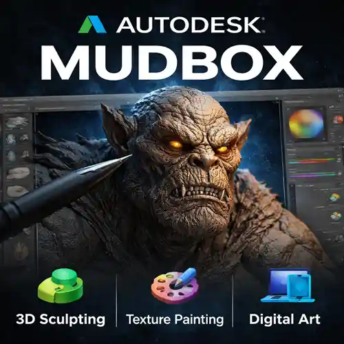 '3D Sculpting', 'Texture Painting', and 'Digital Art'