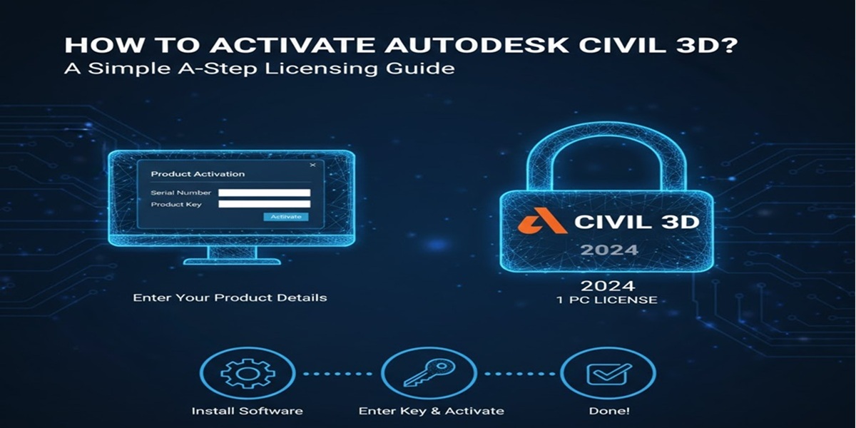 activate autodesk civil 3d