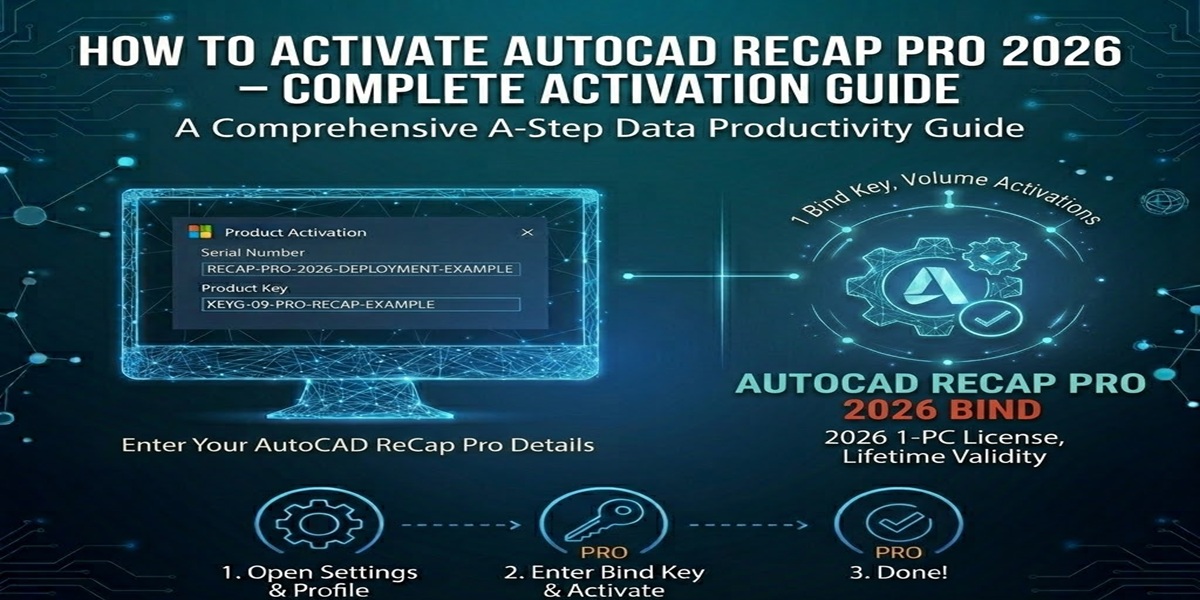 autocad recap pro 2026 activation