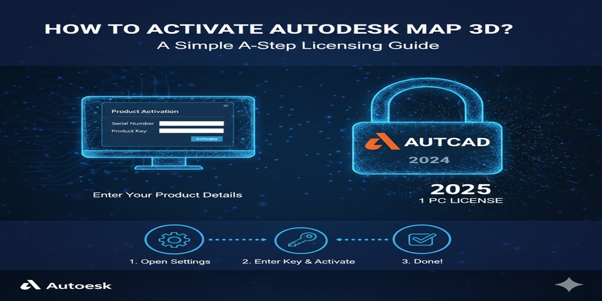 How to Activate AutoCAD Autodesk Map 3D