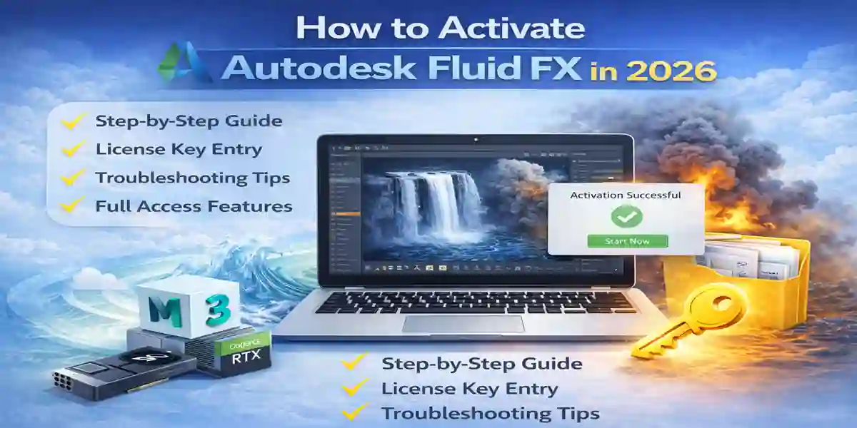How to Activate Autodesk Fluid FX in 2026