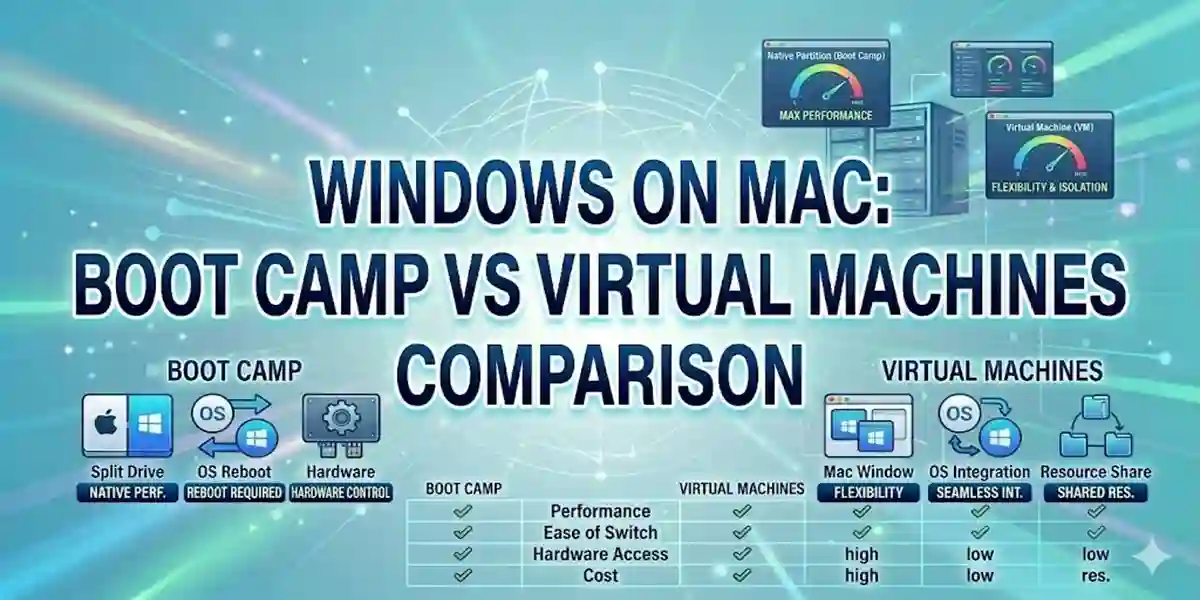 Windows on Mac: Boot Camp vs Virtual Machines Comparison