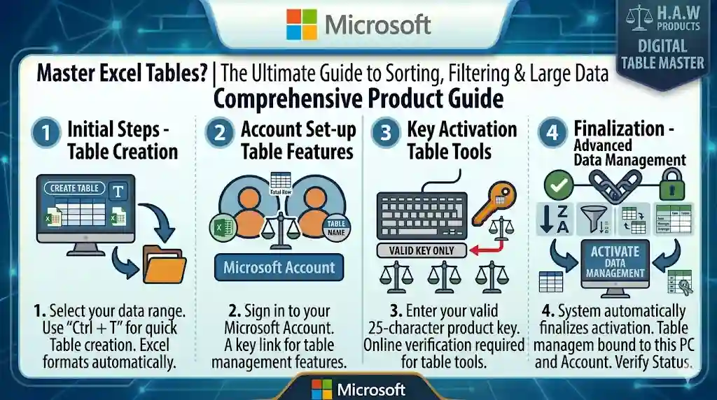 "Master Excel Tables: Ultimate Guide to Sorting, Filtering & Managing Large Data"
