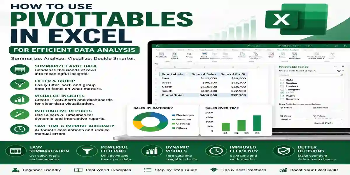 How to Use PivotTables in Excel for Efficient Data Analysis