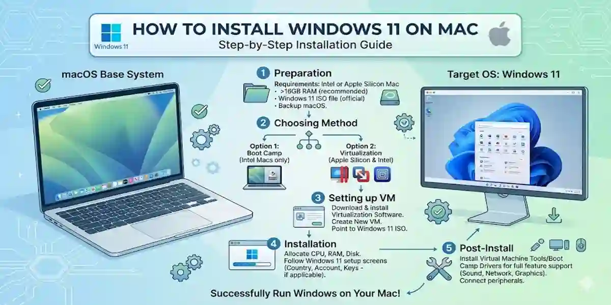 How to Install Windows 11 on Mac