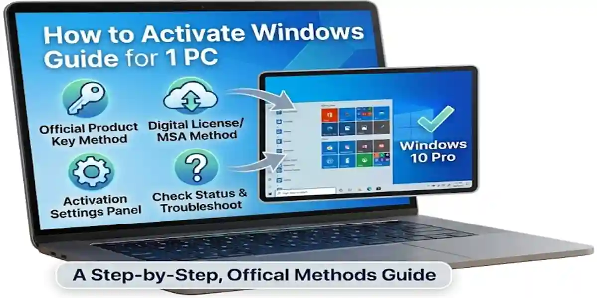 How to Activate Windows 10 Pro for 1 PC