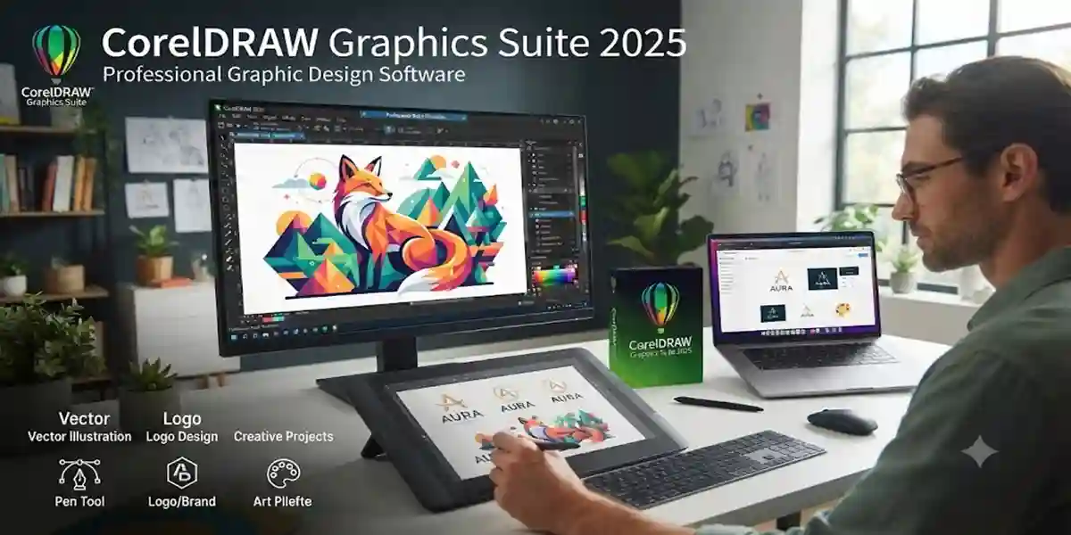 CorelDRAW Graphics Suite 2025 | Professional Graphic Design Software for Vector Illustration, Logo Design & Creative Projects
