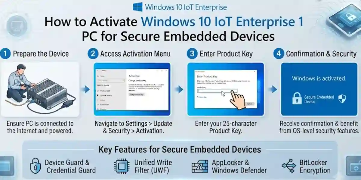 How to Activate Windows 10 IoT Enterprise 1 PC for Secure Embedded Devices