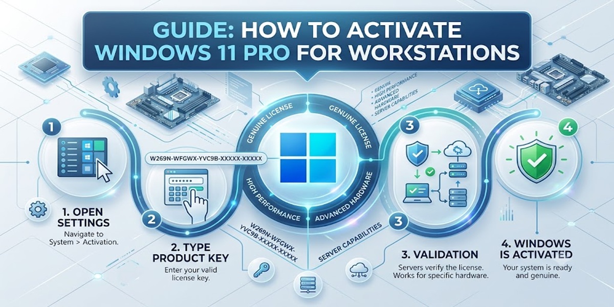 How to Activate Windows 11 Pro for Workstations