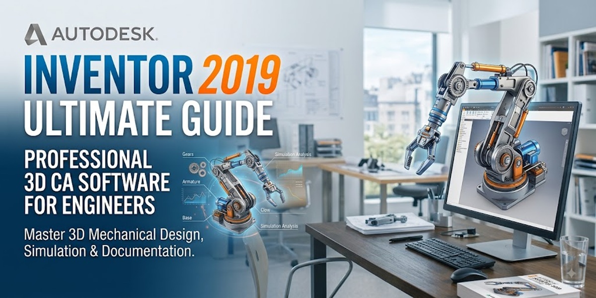 Autodesk Inventor 2019 Ultimate Guide | Professional 3D CAD Software for Engineers