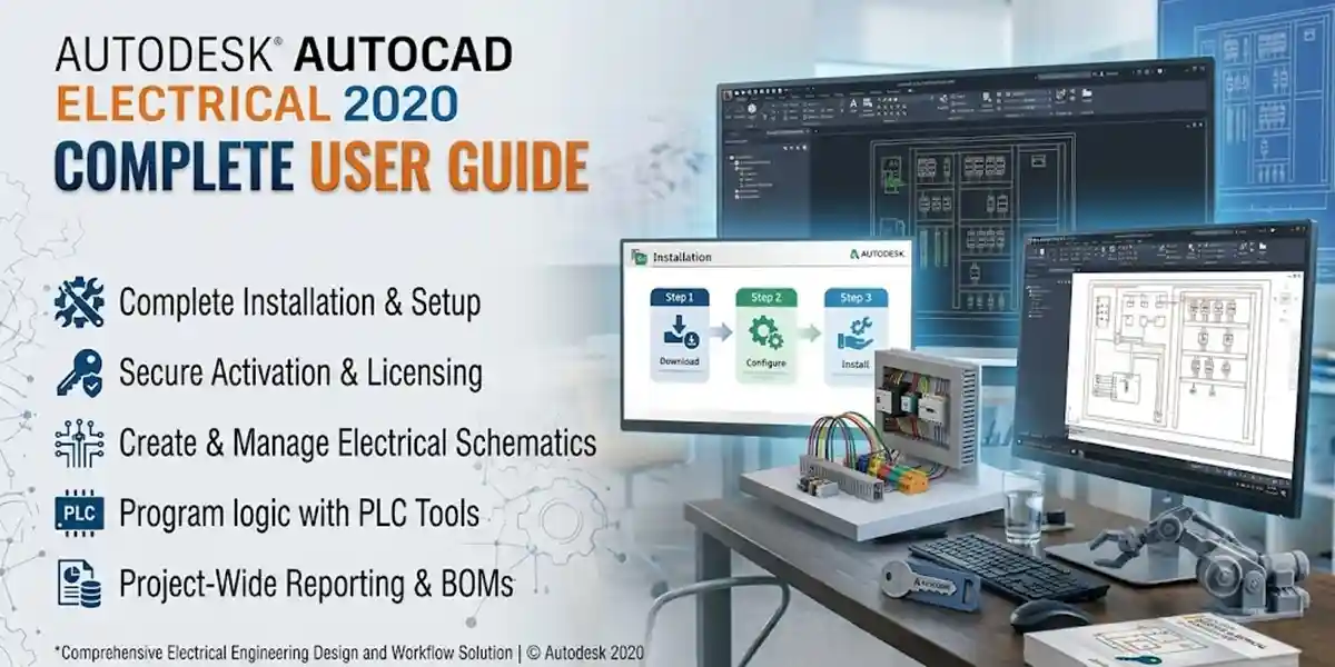 Autodesk AutoCAD Electrical 2020 | Complete User Guide for Installation & Activation