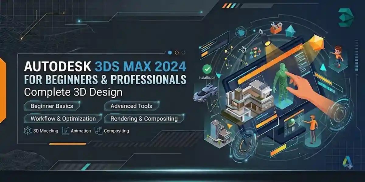 Autodesk 3ds Max 2024 for Beginners & Professionals | Complete 3D Design