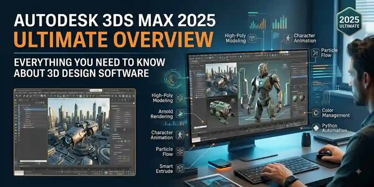 Autodesk 3ds Max 2025 Ultimate Overview | Everything You Need to Know About 3D Design Software