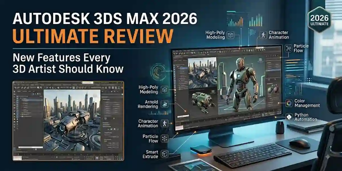 Autodesk 3ds Max 2026 Ultimate Review | New Features Every 3D Artist Should Know