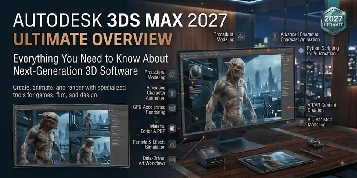 Autodesk 3ds Max 2027 Ultimate Overview | Everything You Need to Know About Next-Generation 3D Software